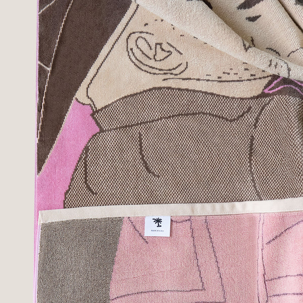 Cowboys Kissing Towel