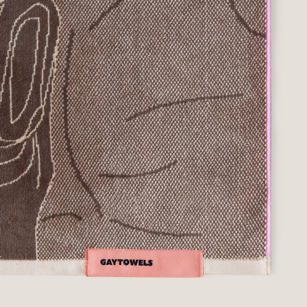 Cowboys Kissing Towel