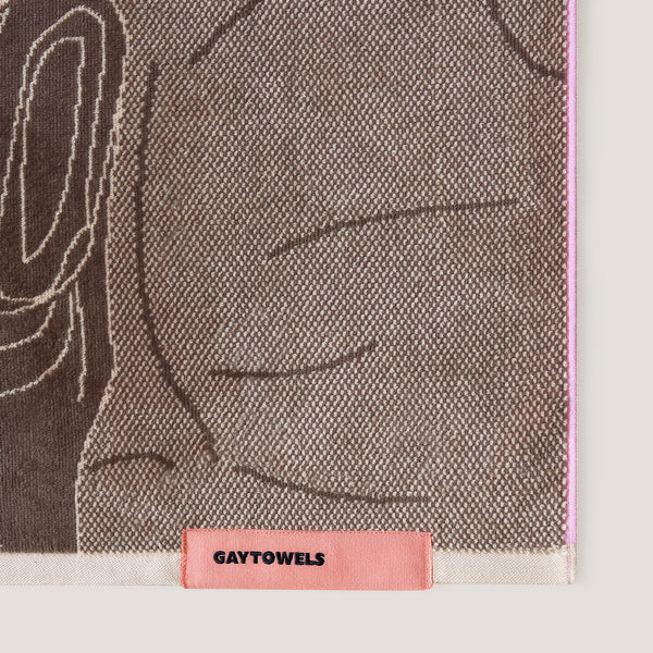 Cowboys Kissing Towel