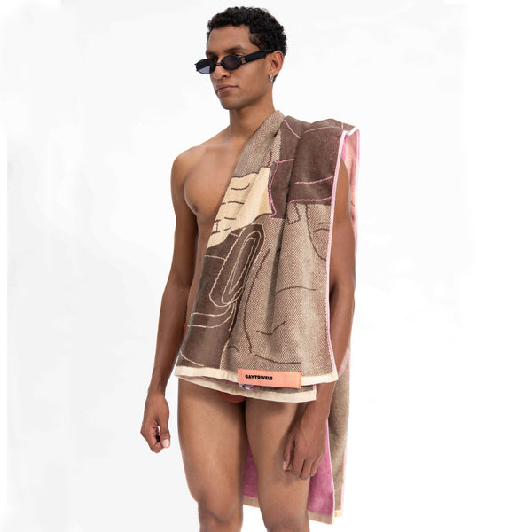 Cowboys Kissing Towel