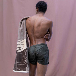 Cowboys Kissing Towel