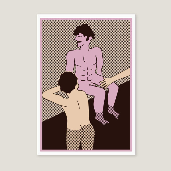 Art Print- Poolside 13 X 18.5 inches