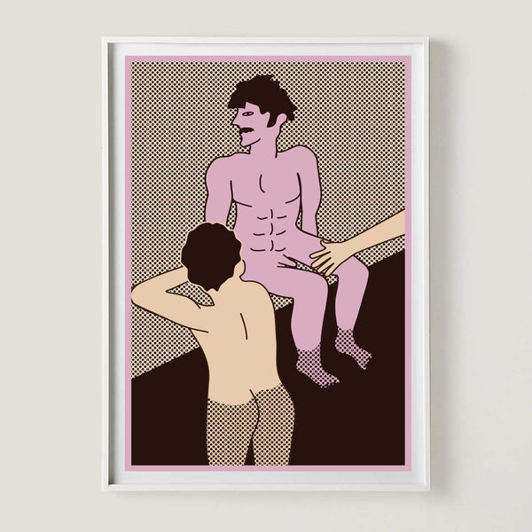 Art Print- Poolside 13 X 18.5 inches